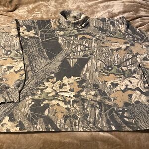 Vtg Camo Turtleneck Sweatshirt size XL